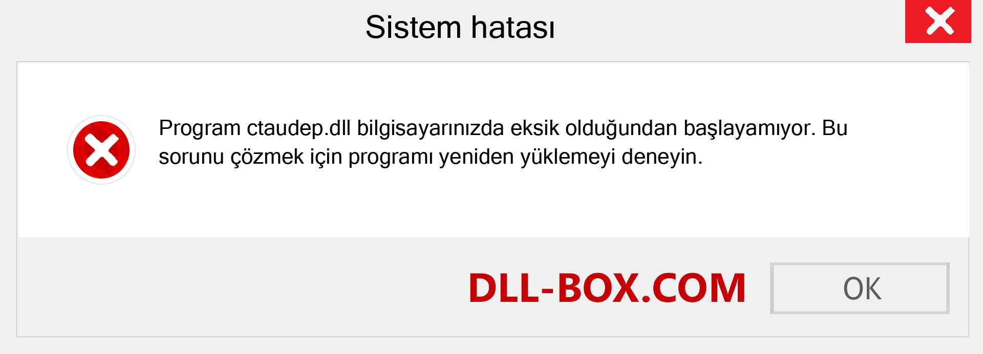 ctaudep.dll dosyası eksik mi? Windows 7, 8, 10 için İndirin - Windows'ta ctaudep dll Eksik Hatasını Düzeltin, fotoğraflar, resimler